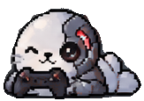 Mascote Synex jogando